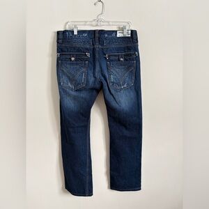 Jimmy Taverniti Selvedge Denim Men’s Low Rise Slim Straight Jeans 32 Inseam 29